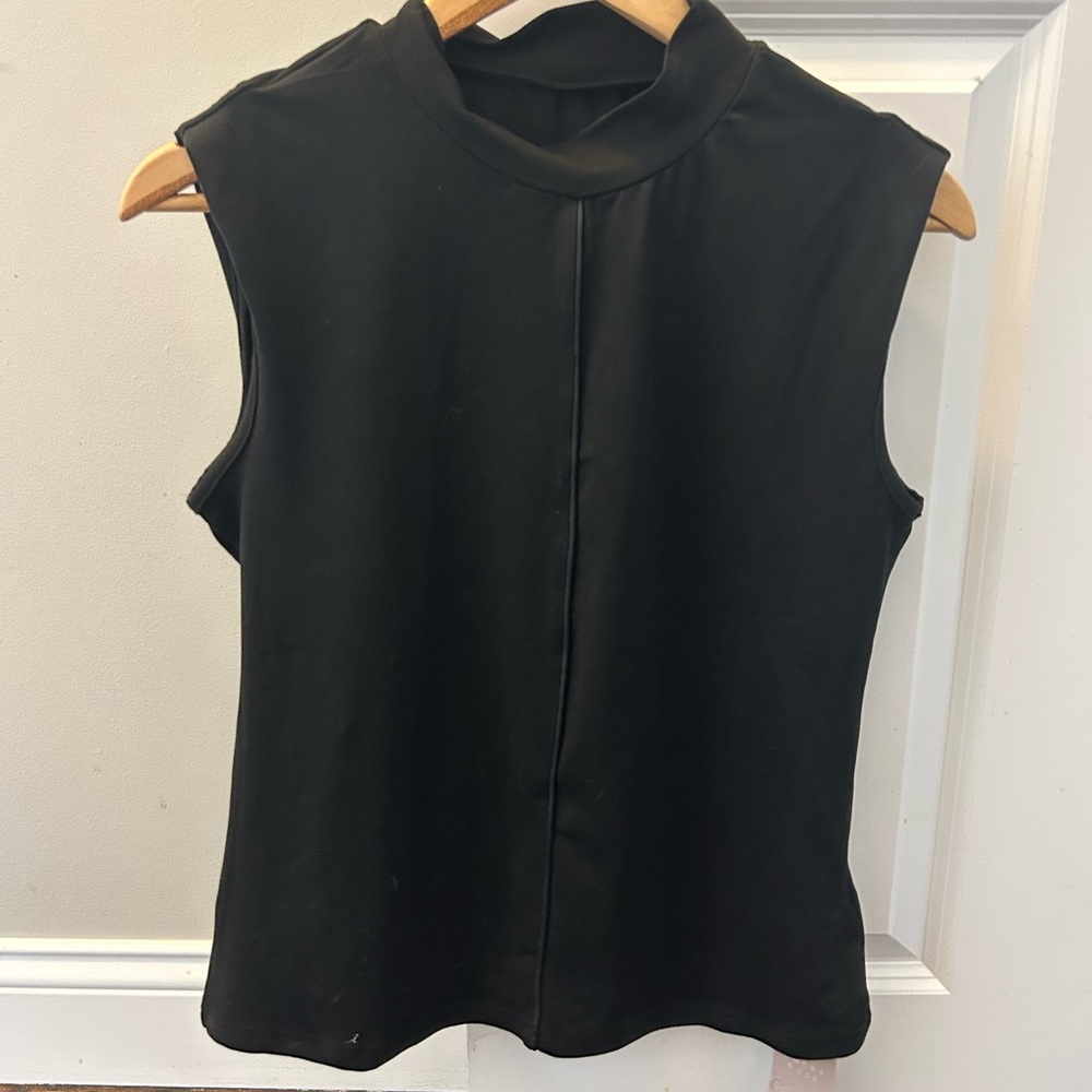Black Sleeveless Top